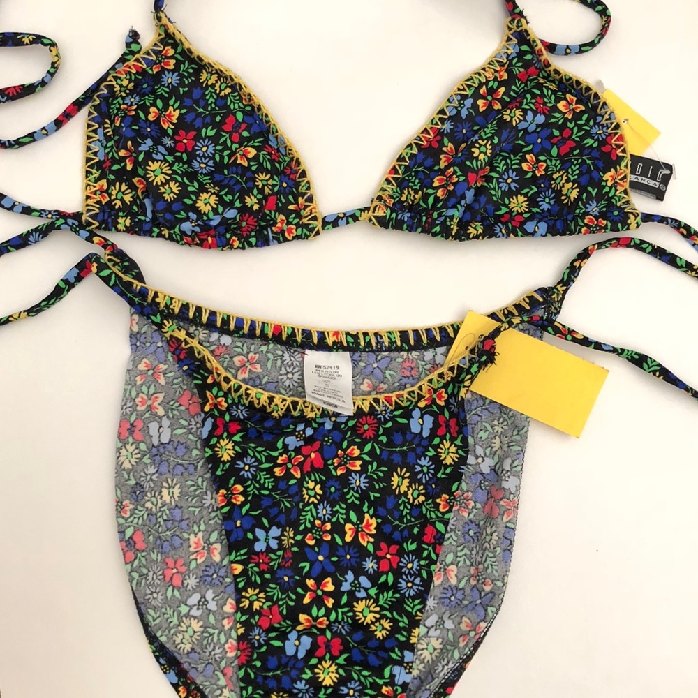 NWT La Blanca 2pc floral triangle bikini